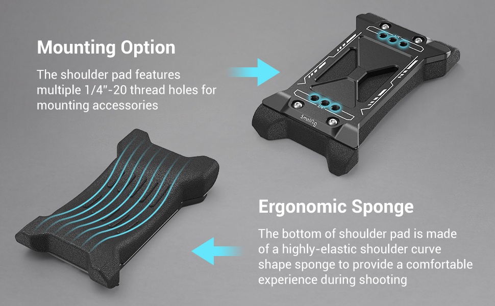 SmallRig ชุดเมาท์ไหล่ สำหรับกล้อง DSLR, Mirrorless และ Small Camera ...