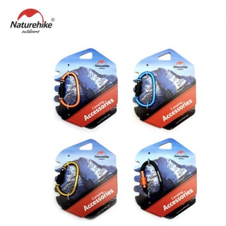 สินค้า Naturehike คาราไบเนอร์ Carabiner Type D-Utility 6cm - 8 cm No-Lock พร้อมส่งจากไทย!!