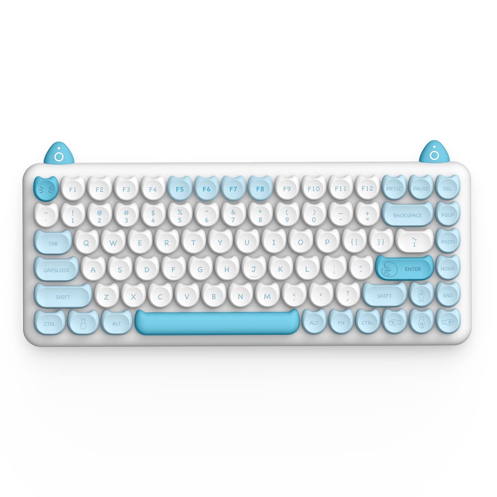 IQUNIX Keyboard M80 Purry Cat Wireless (Kailh Switch) | Shopee