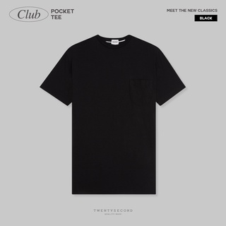 ภาพขนาดย่อของภาพหน้าปกสินค้าTWENTYSECOND เสื้อยืดแขนสั้น รุ่น CLUB POCKET TEE - Black / ดำ จากร้าน twentysecond_official บน Shopee
