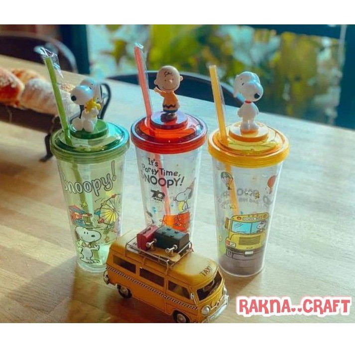 แก้ว Café Amazon x SNOOPY แก้ว 2 ชั้น ขนาด 22 ออนซ์ Shopee Thailand