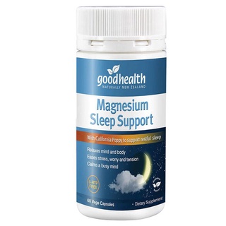 ภาพหน้าปกสินค้าวิตามินช่วยนอนหลับ Goodhealth Magnesium sleep support 60 แคปซูล คลายเครียด หลับลึก หลับสบาย [วิตามินนิวซีแลนด์] ที่เกี่ยวข้อง