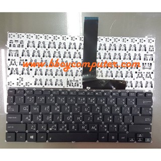 ASUS Keyboard คีย์บอร์ด ASUS X200 X200CA X200MA X200LA F200 F200CA F200MA R202CA R202LA (สายแพรยาว) ภาษาไทย อังกฤษ