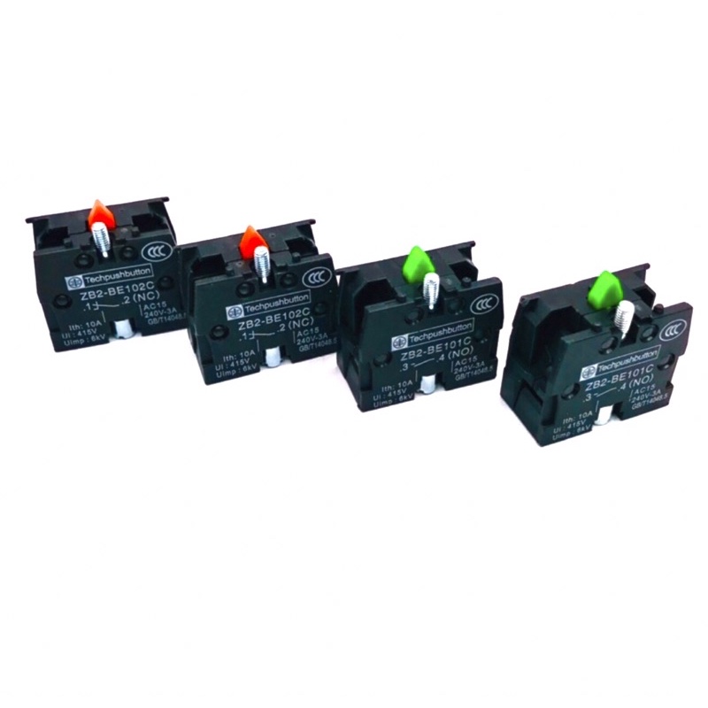 ซ็อกเก็ต ZB2-BE101C-102C (NO)-(NC)สวิทช์แบบกด แบบบิด ซีเลคเตอร์ 10A มี ...