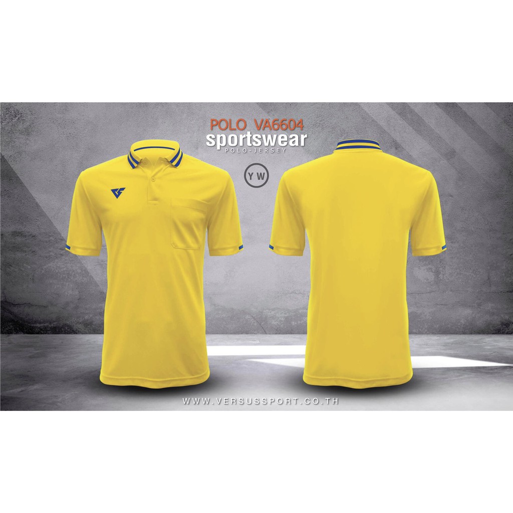 versussport-เสื้อโปโล-เวอร์ซุส-รุ่น-va-6604-รุ่นใหม่ล่าสุด-สีเหลือง-เสื้อเชิ้ตผู้ชายเสื้อโปโล