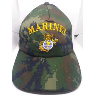 หมวกทหารนาวิกโยธิน ตัวหมวกสามารถปรับขนาดได้
