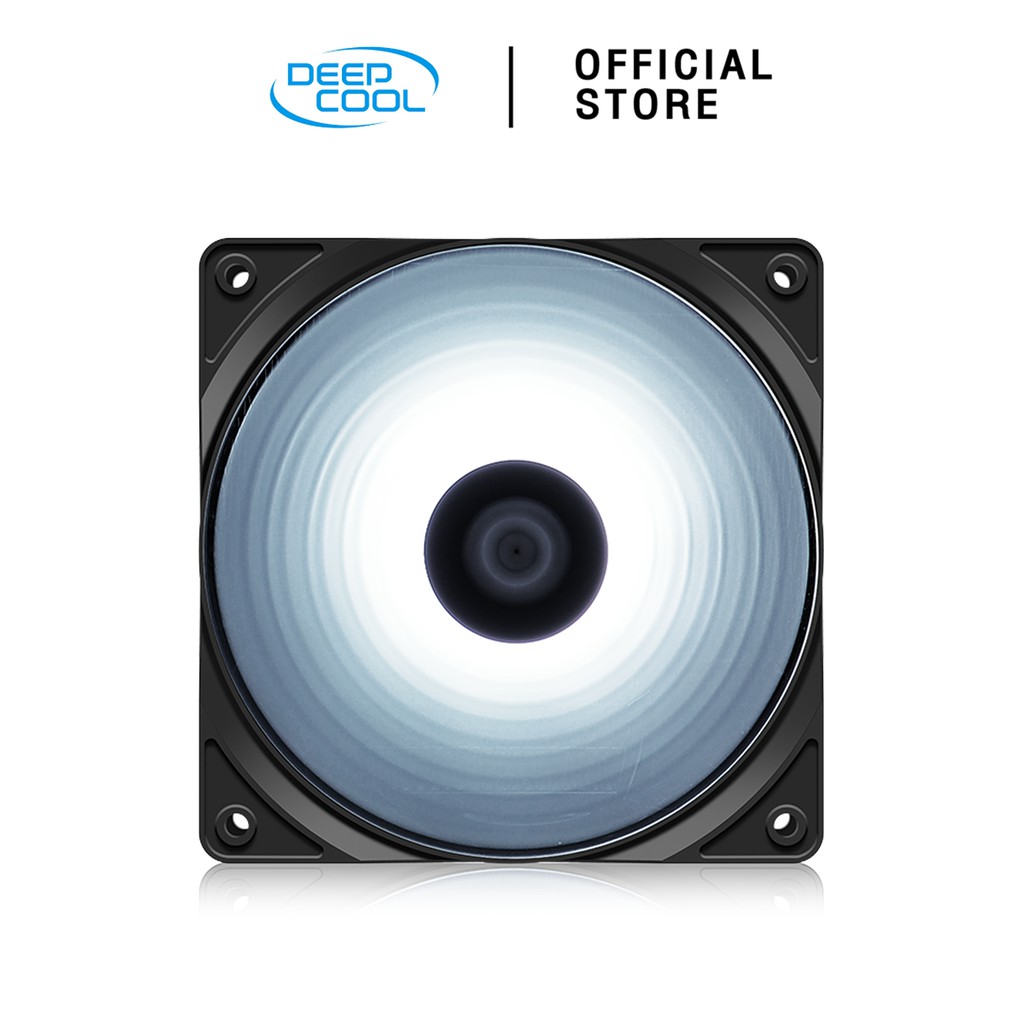DEEPCOOL - CASE FAN 12CM RF120 WHITE (DP-FLED-RF120-WH) | Shopee Thailand