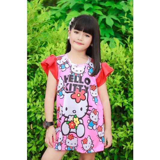 ชุดกระโปรงเด็ก-มินิเดรส-แม๊กซี่เดรสสำหรับเด็ก-1-10-ขวบ-เดรสเจ้าหญิง-ชุดเจ้าหญิง-ชุดแขนระบาย-ชุดแม็กซี่เดรส