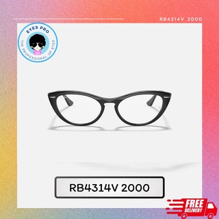 กรอบแว่นสายตา RB4314V NINA 2000 ของแท้💕 จัดส่งฟรี!!