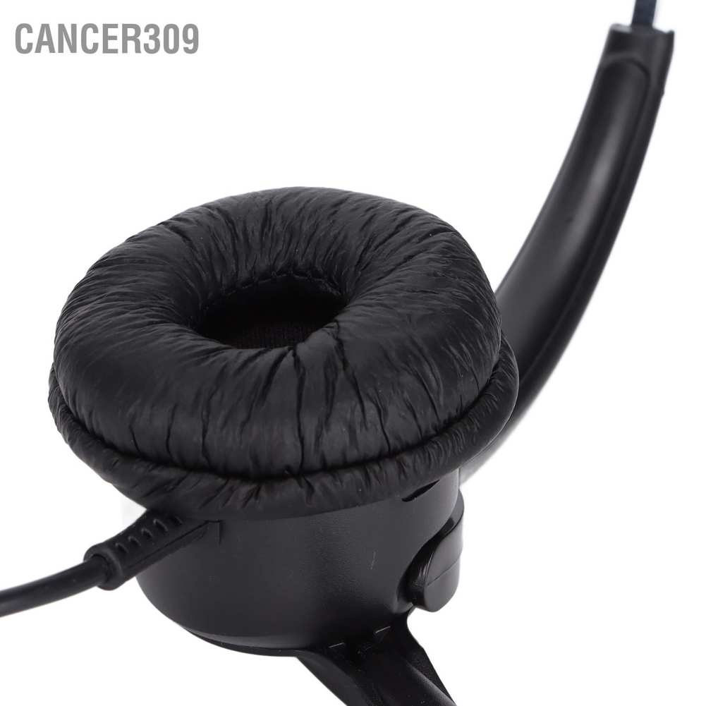 cancer309-ชุดหูฟังโทรศัพท์-rj9-พร้อมไมโครโฟน-ปรับได้-330-องศา-สําหรับบ้าน-และสํานักงาน