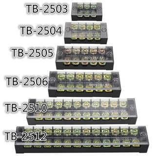 เทอร์มินอล 600V 25A Terminal เทอร์มินอล TB2503 TB2504 TB2505 TB2506 TB2508 TB2510 TB2512