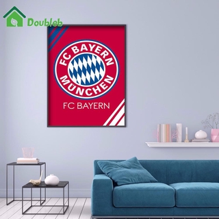 # Doub # Fc Bayern Munich 5 D ชุดงานปักเม็ดบีดทรงเพชร Diy สําหรับตกแต่ง
