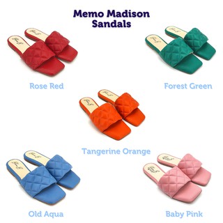 [พร้อมส่ง] Memo Madison Sandals -Vibrant Color- รองเท้าแตะที่นิ่มที่สุด เสริมพื้นหนานุ่มด้วย Memory footbed