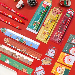 ภาพขนาดย่อของภาพหน้าปกสินค้ารวมเครื่องเขียน ลาย คริสต์มาส   Christmas item เริ่มที่ 2 บาท เครื่องเขียน คริสมาส xmas ดินสอ ปากกาเจล ไม้บรรทัด จากร้าน ohwowsitthiphum บน Shopee ภาพที่ 3
