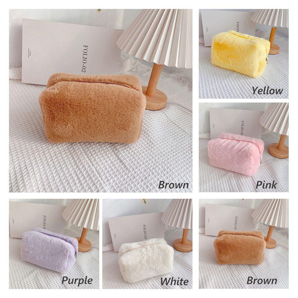 bebettkiss-กระเป๋าเครื่องสําอาง-แบบนิ่ม-สีพื้น-สําหรับเด็กผู้หญิง