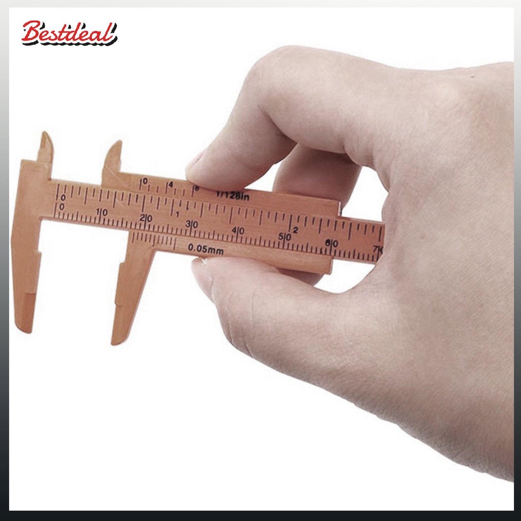 พร้อมส่ง-cod-double-scale-80mm-plastic-eyebrow-measuring-vernier-caliper-caliper-ruler