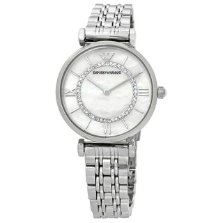 Emporio Armani Classic Mother of Pearl Dial Ladies Watch นาฬิกาแบรนด์เนมแท้ AP-031-AR1908
