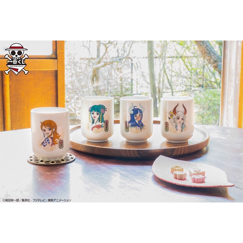 ichiban-kuji-one-piece-ex-one-piece-girls-collection-hano-glitter-แก้วชา-ของแท้-นำเข้าจากญี่ปุ่น