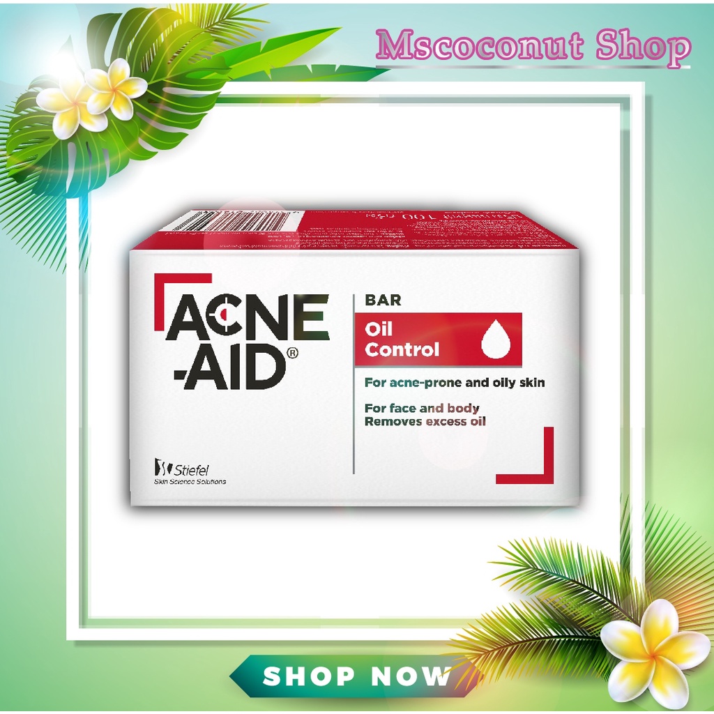 ACNE-AID BAR Oil Control For Face and Body 100g. , สบู่ทำความสะอาดผิว ...
