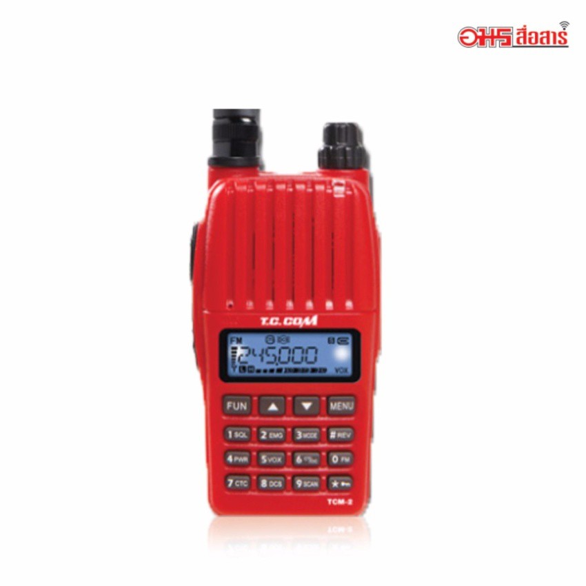 TC COM วิทยุสื่อสาร 5W TC COM-2 สีแดง | Shopee Thailand