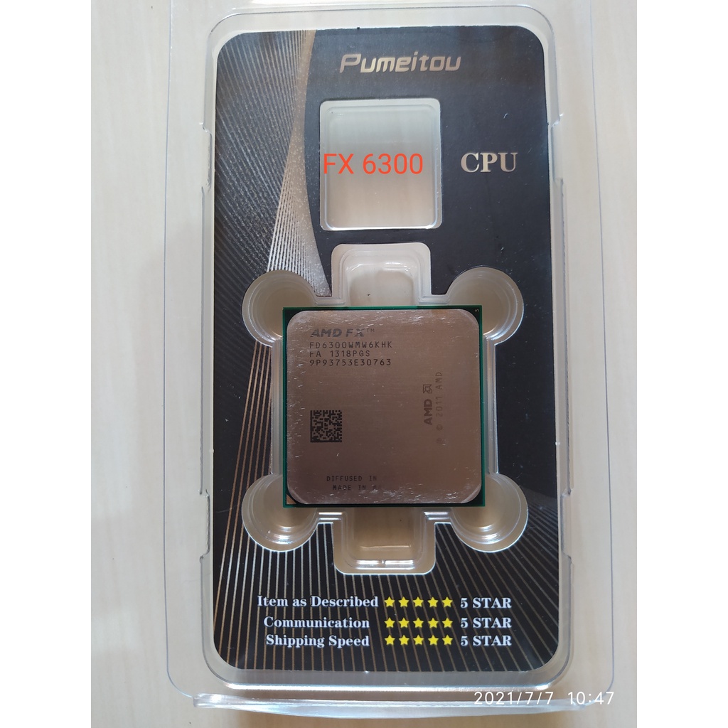 โปรเซสเซอร์ Amd AM3+ FX-6300 3.5GHz 6-Cores 6-Threads Vishera | Shopee ...