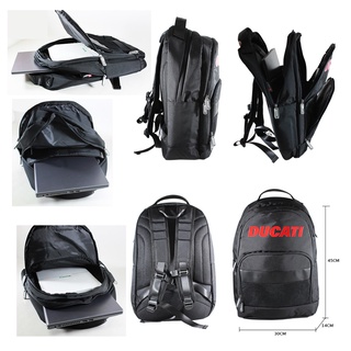 DUCATI Backpack กระเป๋าดูคาติ DCT49 152 สีดำ