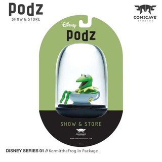 KERMIT the FROG Podz by Comicave Studios [ Disney Series 01 ] ฟิกเกอร์ โมเดล ตุ๊กตา ประดับ แต่งบ้าน ดิสนีย์ Food Grade