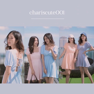 chariscute001เดรสเว้าหลังลุคคุณหนูแอบเซ็กซี่เบาๆน่ารักสุดๆ