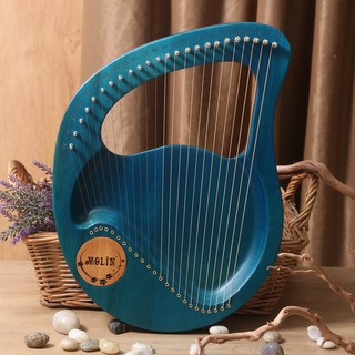 ภาพขนาดย่อของภาพหน้าปกสินค้าlyre 24-string beginner lyre 24-string harp lyre small portable musical instrument easy to learn จากร้าน ensoullove.th บน Shopee ภาพที่ 6