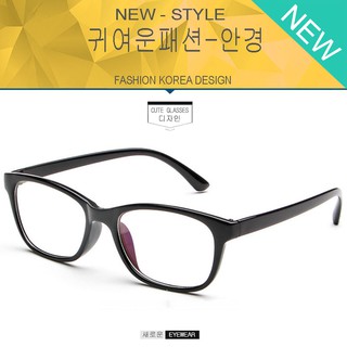 Fashion แว่นตากรองแสงสีฟ้า รุ่น 2281 C-1 สีดำเงา ถนอมสายตา (กรองแสงคอม กรองแสงมือถือ) New Optical filter