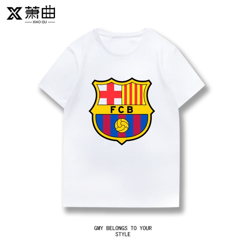 เสื้อยืดผู้ชาย-ฟุตบอล-ครึ่งแขน-messi-barcelona-messi-เสื้อยืดแขนสั้น-barcelona-แฟน-ๆ-ผ้าฝ้าย-ความเห็นอกเห็นใจ-s-5xl