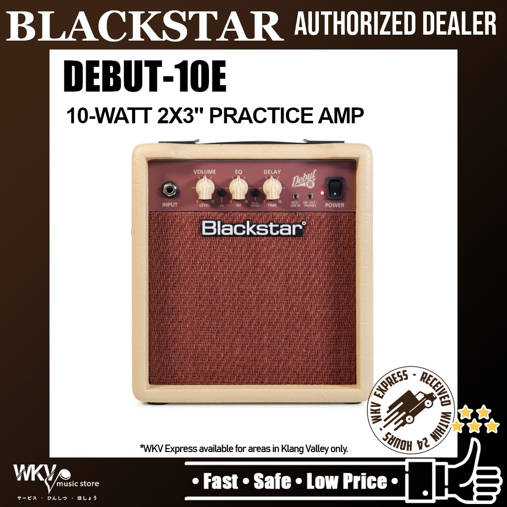 Blackstar Debut แอมป์ซ้อม 10E 10 วัตต์ 2x3 นิ้ว (Debut 10E 10W ...