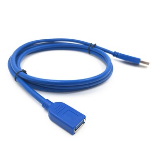 สายต่อยูเอสบี 3.0 ตัวผู้ เป็น ตัวเมีย เพิ่มความยาว USB 3.0 Extension Cable Type A Male to Female 5Gbps ยาว 0.5,1,1.5,3m.