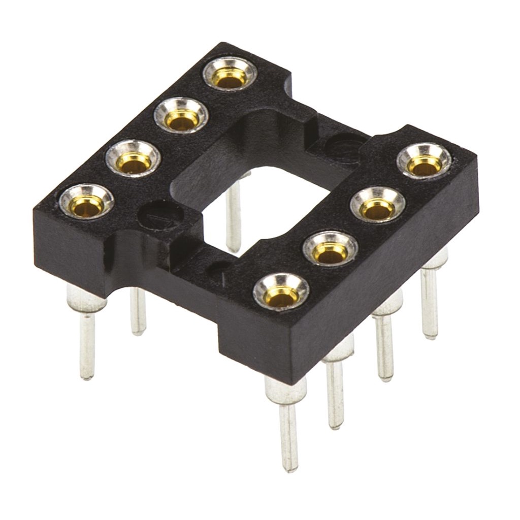 รูกลม DIP8 DIP14 DIP16 Round Hole DIP Socket | Shopee Thailand