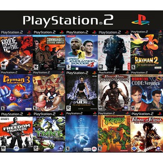 สินค้า PS2 เลือกได้ทุกเกมส์ 20 - 25 เกมส์ (สำหรับเครื่องเกมส์ PS2 มี MEMBOOT)