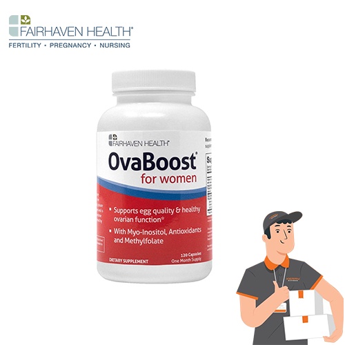 ภาพหน้าปกสินค้าOvaBoost Fertility Supplement - Myo-Inositol Folate CoQ10 Antioxidants - Support Ovulation Egg Quality Hormone Balance จากร้าน skmaxwell บน Shopee