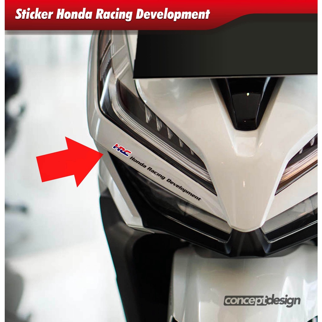 สติกเกอร์พัฒนาการแข่งรถ-honda