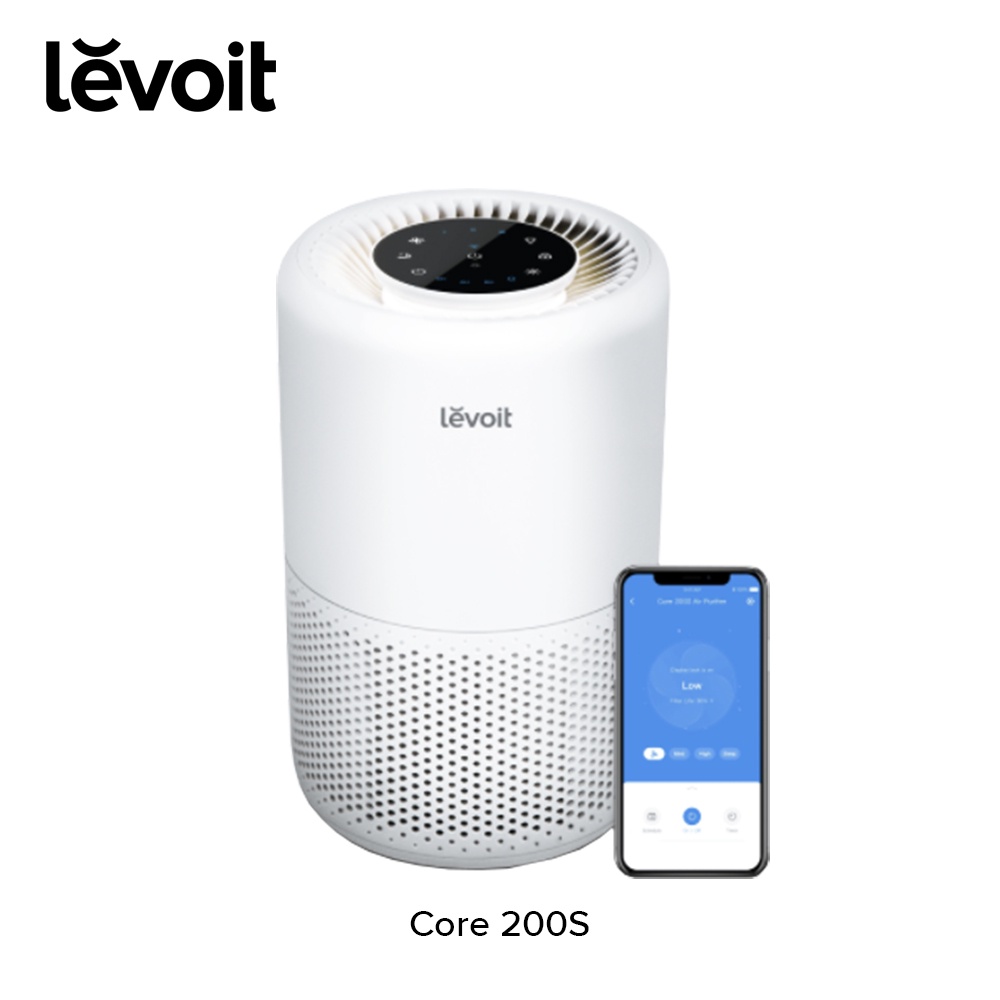 Levoit Smart True HEPA Air Purifier Core 200S เครื่องฟอกอากาศควบคุมจาก