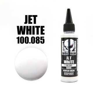 สินค้า SKULL COLOR 60 ml. GLOSS Jet White 085