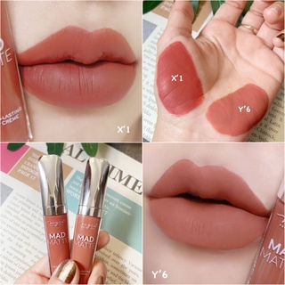 แพ็กคู่ สุดคุ้ม กลอส myca maddmatte ลิป ไมก้า เนื้อแมทท์ สีแน่น ติดทน ไม่ติดแมสก์(ชุด2)