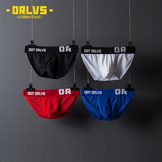Orlvs กางเกงชั้นในจีสตริง ผ้าตาข่าย ระบายอากาศ แห้งเร็ว เซ็กซี่ แฟชั่น สําหรับผู้ชาย OR208