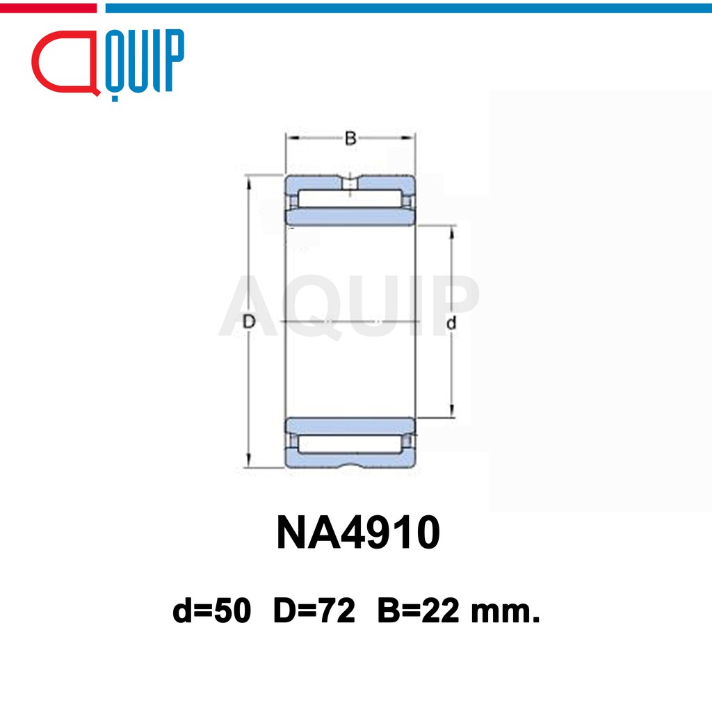 na4910-ubc-ตลับลูกปืนเม็ดเข็ม-needle-roller-bearings-na-4910