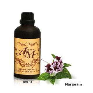 Aroma&amp;More Marjoram Sweet Essential oil 100% / น้ำมันหอมระเหยมาร์จอรัม สวีท 100% ฮังการี / Hungary 100ML