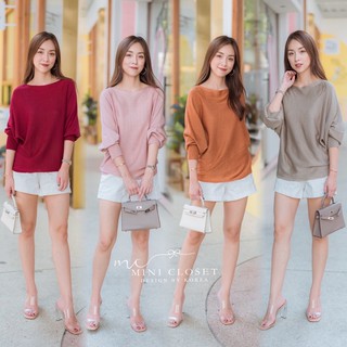 Colorful Classic Knit Top