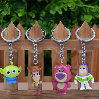 Toy Story พวงกุญแจ จี้ตุ๊กตาฟิกกอร์ Woody Buzz