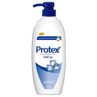 Protex Icy Cool Liquid Soap 450ml โพรเทคส์ ครีมอาบน้ำไอซ์ซี่คูล 450มล.