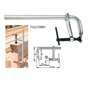 UNIOR 702/5MH ปากกาอัดไม้ 16" ด้ามเหล็ก (702/1)