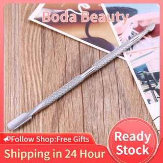 [Boda] Hot Sale Stainless Steel Nail Cuticle Spoon Pusher Remover Cutter Nipper Clipper Kit