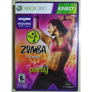 (มือ2)​ Xbox​ 360​ -​ Zumba fitness (ntsc)​*(kinect)​