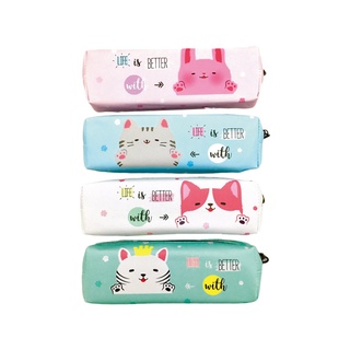 กระเป๋าซิปใส่ดินสอ รุ่น เล็ก แพ็ค 3 อัน101342Pencil Case (Small) 3 Pcs/Pack